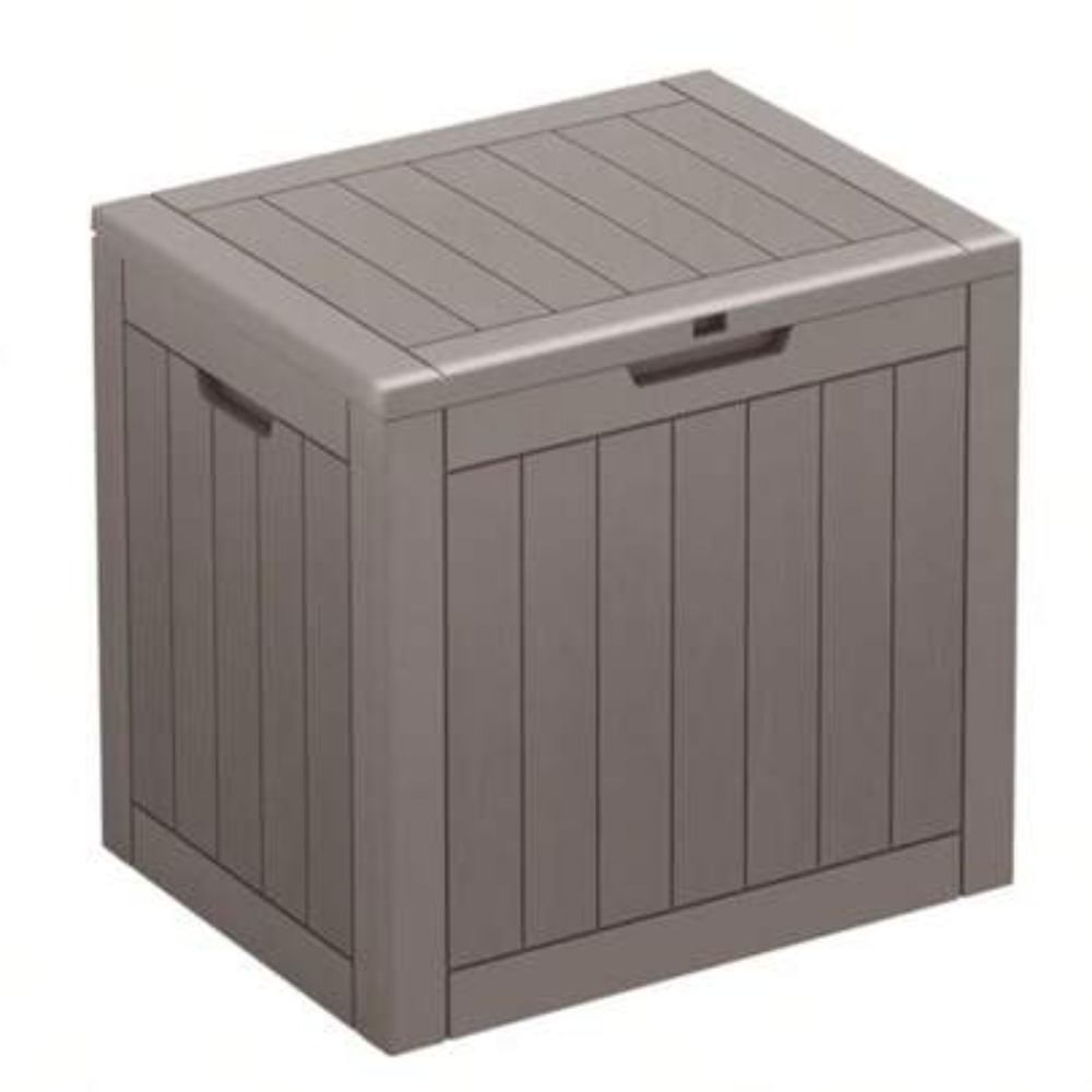 Outdoor Furniture Resin - صندوق تخزين خارجي بسعة 35 جالون،