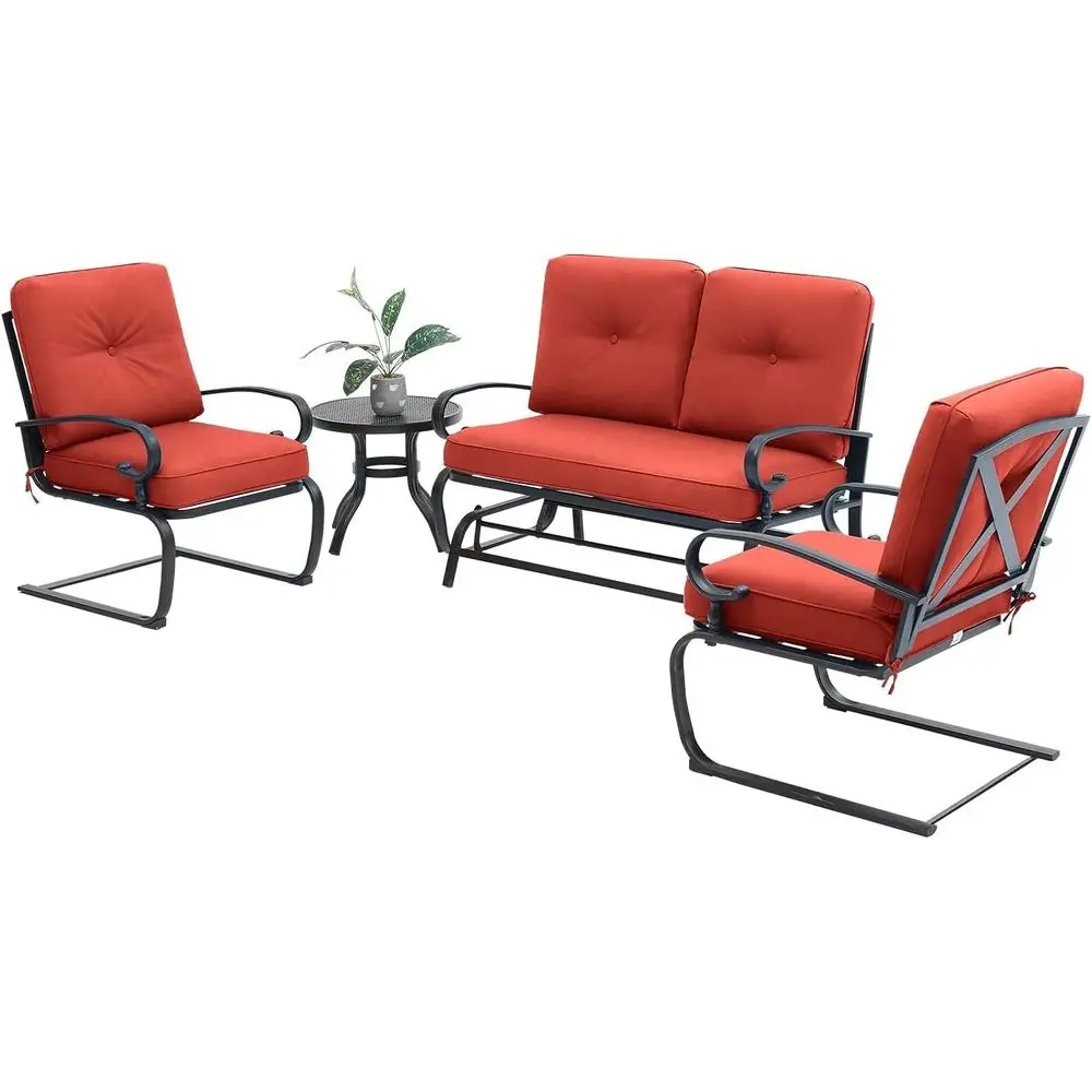 Outdoor Furniture Loveseat - طقم أثاث خارجي من الحديد المطاوع