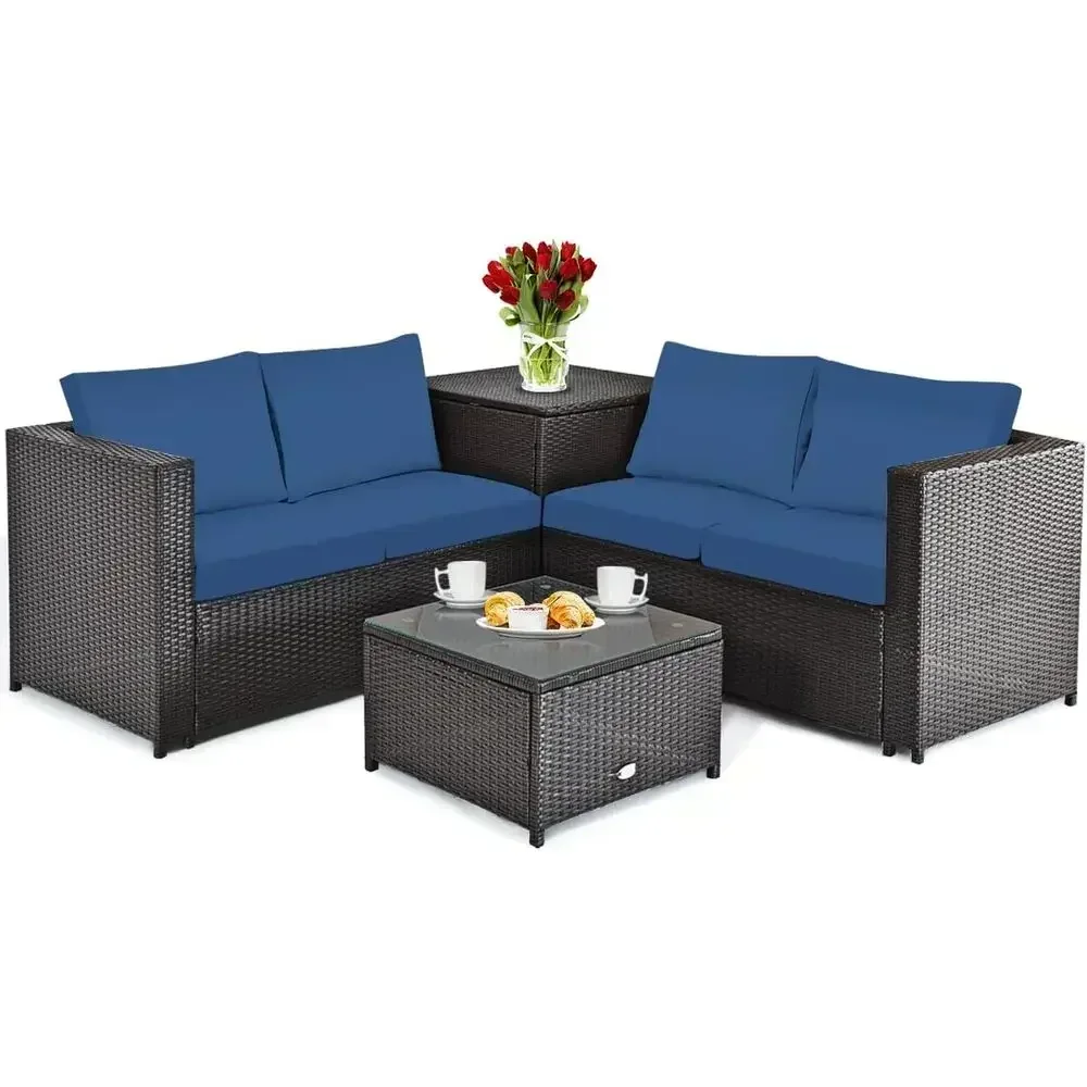 Outdoor Furniture Loveseat - طقم أثاث فناء مقاوم للعوامل الجوية