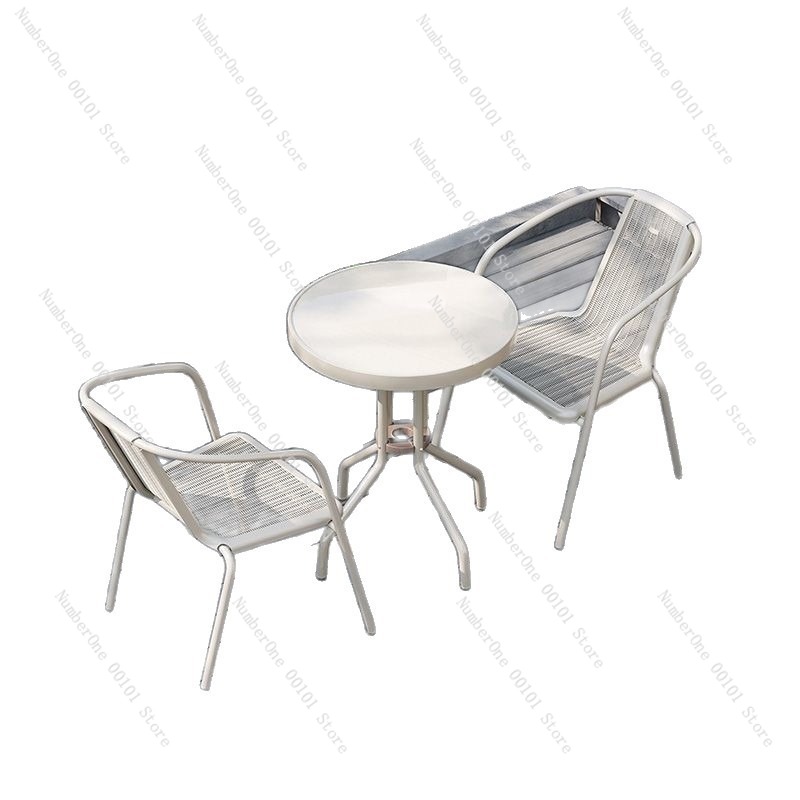 Outdoor Furniture Balcony - طاولة قابلة للطي مع كرسيين للشرفة