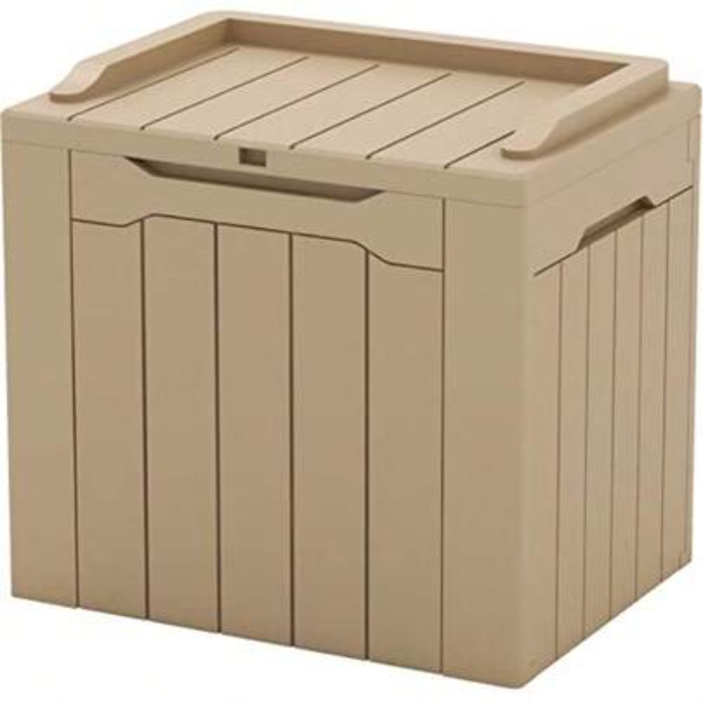 Outdoor Furniture Resin - صندوق تخزين خارجي كبير جدًا بسعة