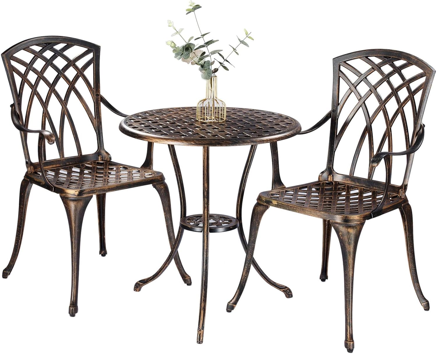 Outdoor Furniture Balcony - طقم بيسترو خارجي من 3 قطع