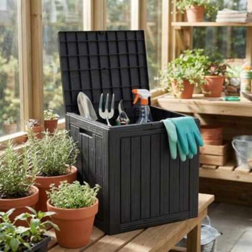 Outdoor Furniture Resin - صندوق تخزين خارجي مقاوم للماء مصنوع