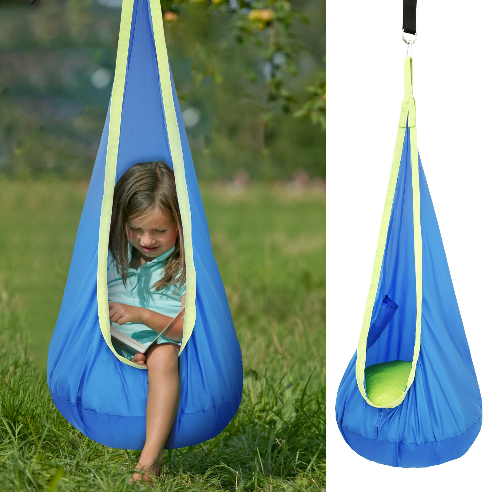 Outdoor Furniture Kids - كرسي أرجوحة حسية للأطفال، مقعد أرجوحة
