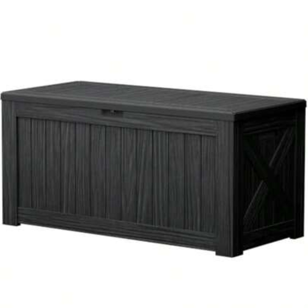 Outdoor Furniture Resin - صندوق تخزين خارجي بسعة 120 جالون