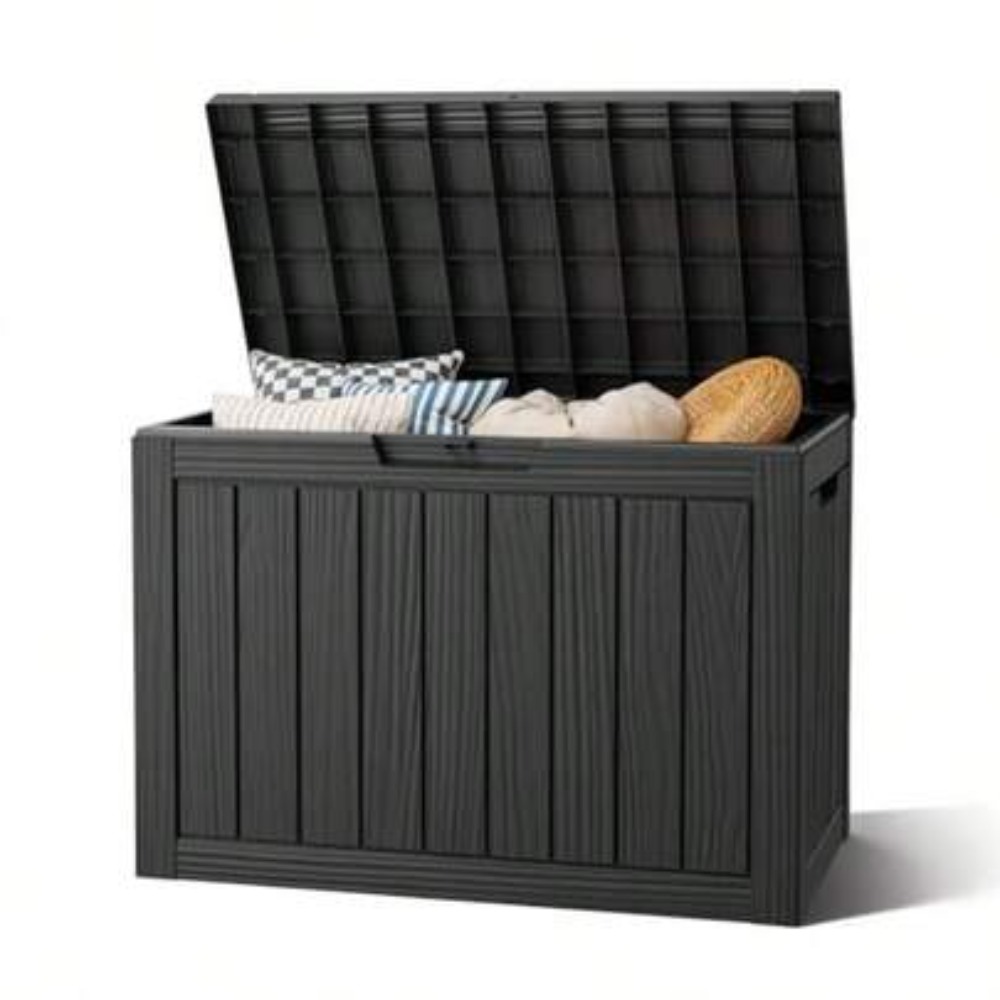 Outdoor Furniture Resin - صندوق تخزين خارجي سعة 50 جالون