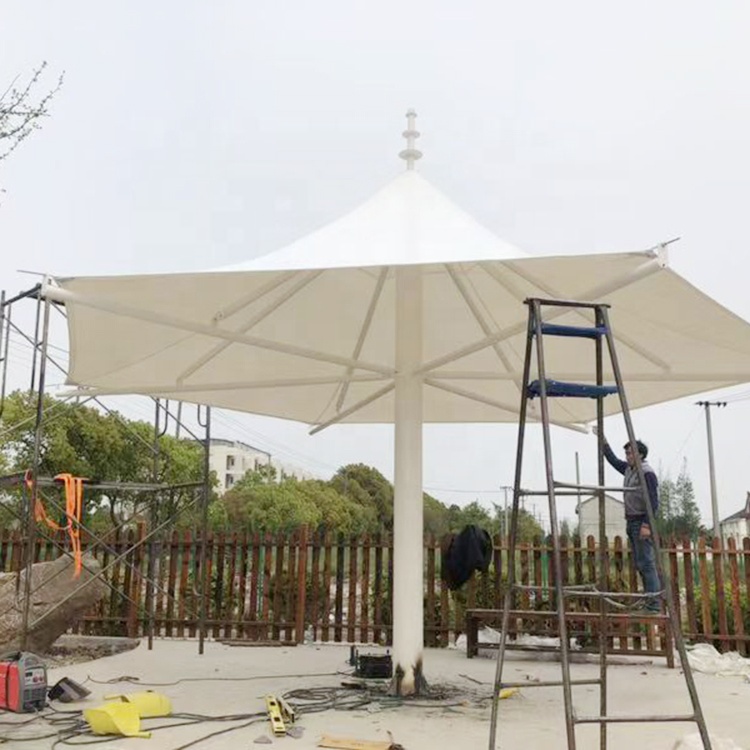 Outdoor Furniture Supplier - مظلة حدائق وشرفات خارجية بعمود وسطي