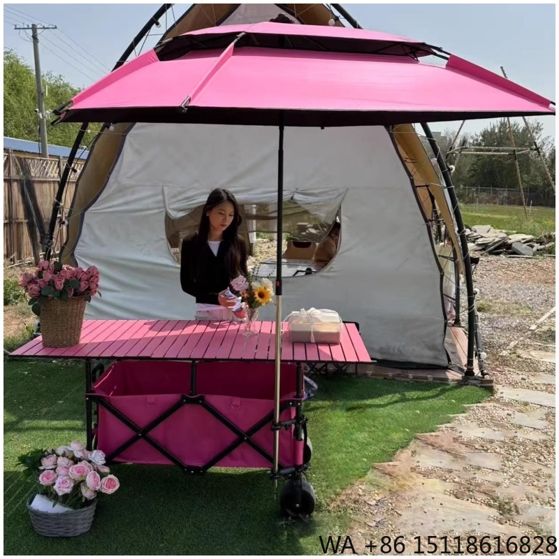Outdoor Furniture Table - عربة قابلة للطي عالية الجودة سعة