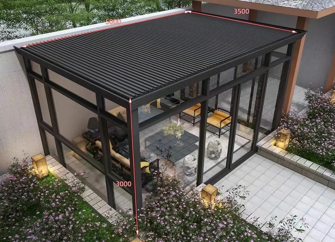 بيرجولا ألومنيوم مخصصة قائمة ب - مراجعة Outdoor Furniture Aluminum وسعره