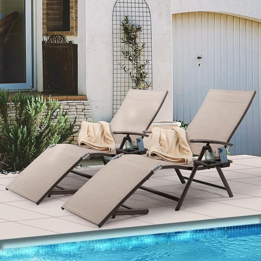 كرسي صالة قابل للاستلقاء من ال - مراجعة Deck Chair Lounger وسعره