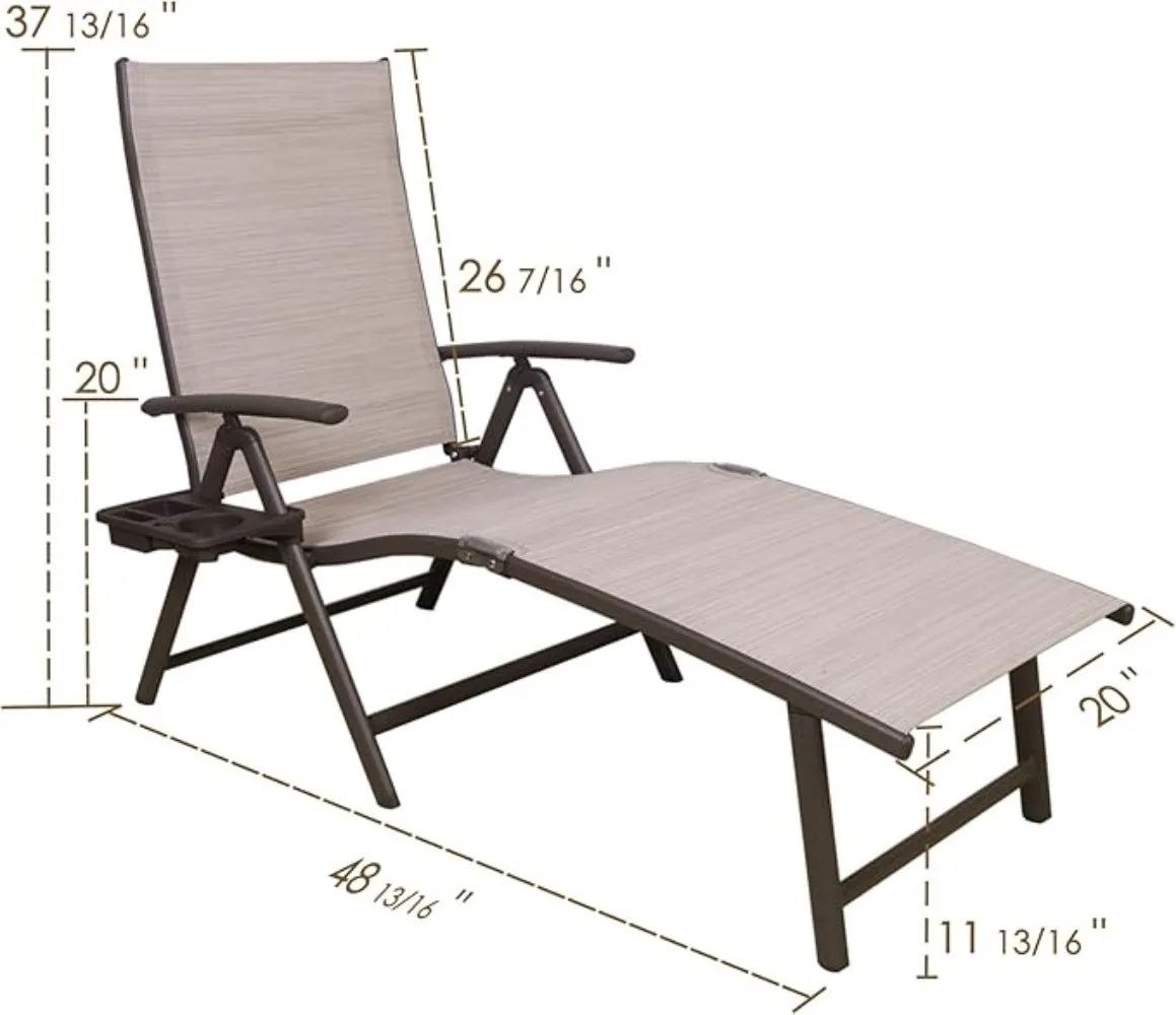 كرسي صالة قابل للاستلقاء من ال - مراجعة Deck Chair Lounger وسعره