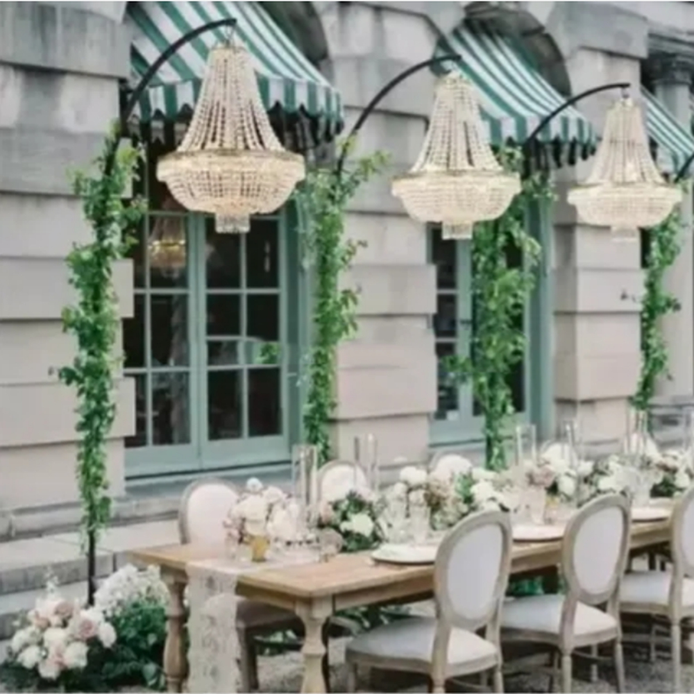 4 قطع من إطارات حاملات الثريا  - مراجعة Outdoor Furniture Supplier وسعره