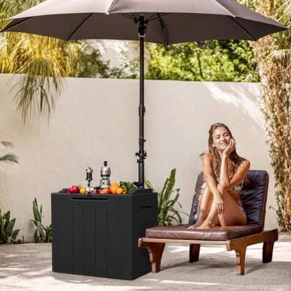 صندوق تخزين خارجي مقاوم للماء  - مراجعة Outdoor Furniture Resin وسعره