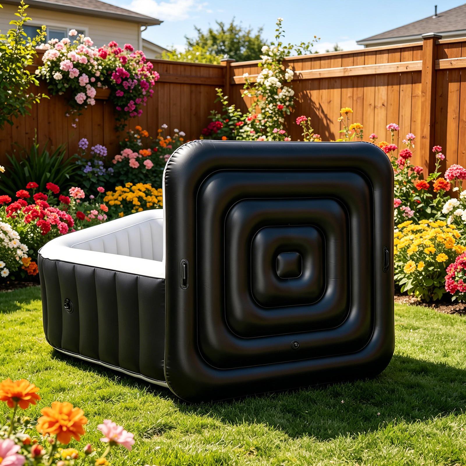 غطاء حوض استحمام قابل للنفخ مو - مراجعة Inflatable Hot Tub وسعره