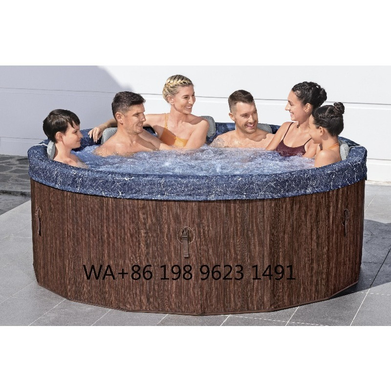 حوض استحمام ساخن قابل للنفخ مع - مراجعة Inflatable Hot Tub وسعره