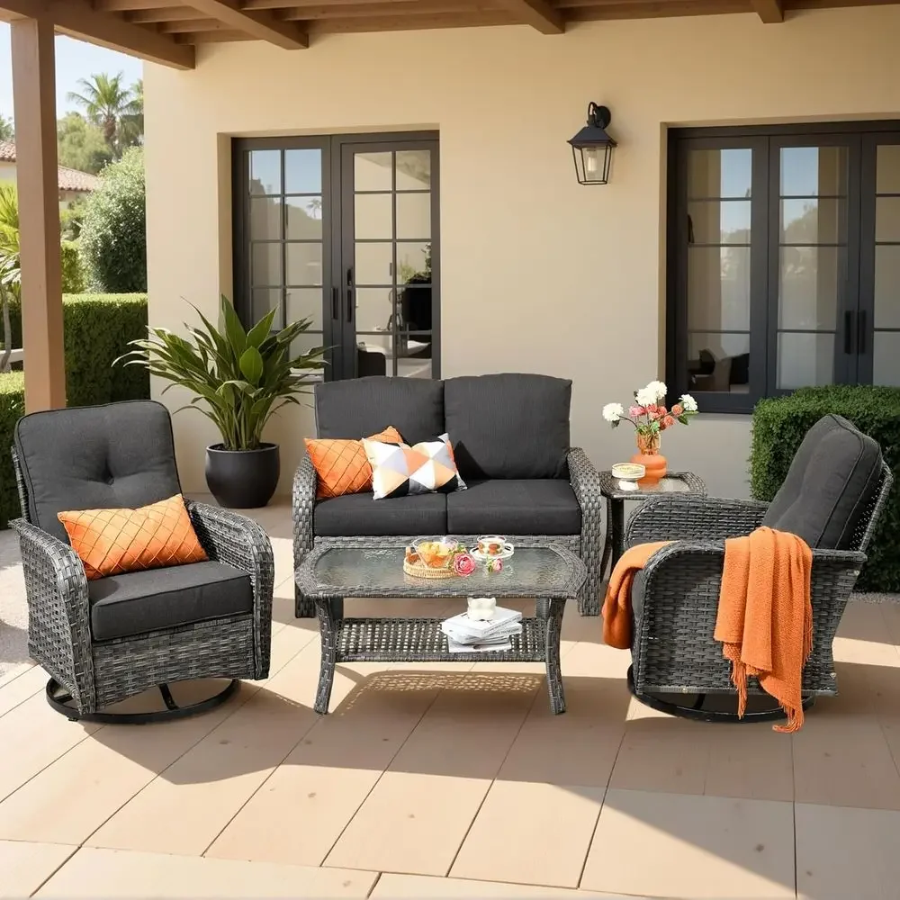 طقم أثاث خارجي مكون من 5 قطع م - مراجعة Outdoor Furniture Loveseat وسعره