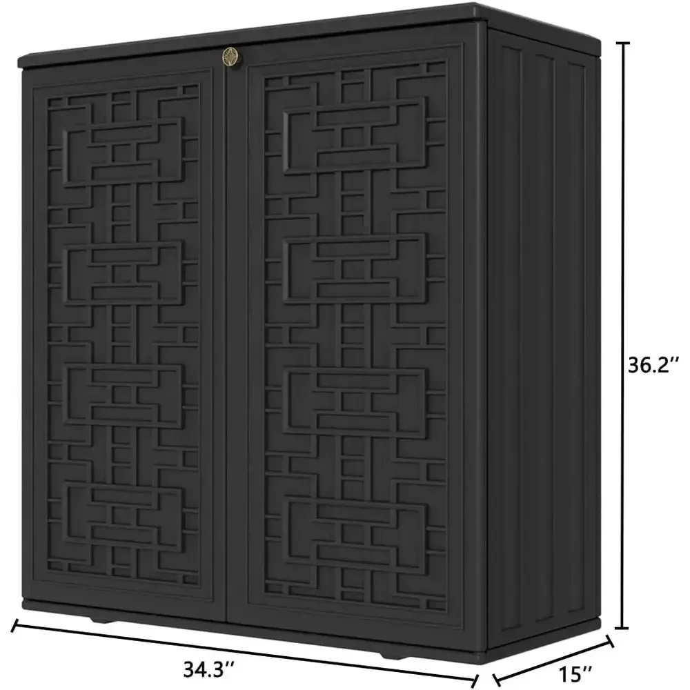 خزانة تخزين خارجية مقاومة للعو - مراجعة Outdoor Furniture Resin وسعره