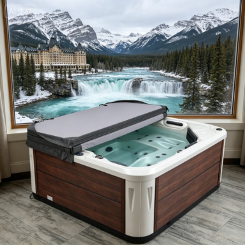 حوض استحمام ساخن خارجي لـ 5 أش - مراجعة Inflatable Hot Tub وسعره