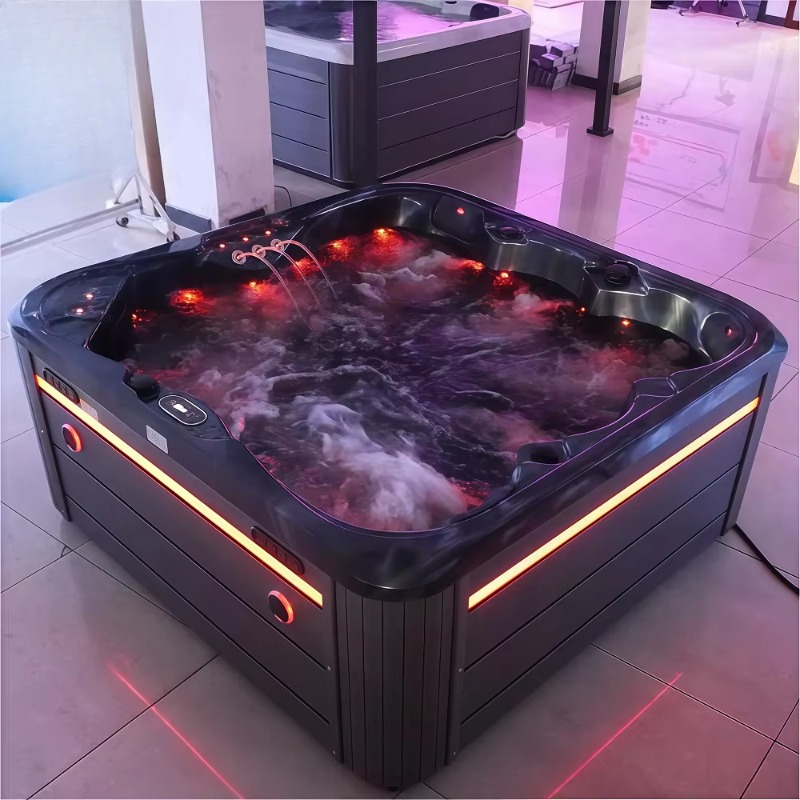 حوض استحمام ساخن خارجي لـ 5 أش - مراجعة Inflatable Hot Tub وسعره