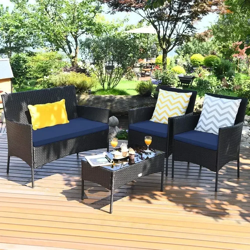 طقم أثاث خارجي من الخوص مكون م - مراجعة Outdoor Furniture Loveseat وسعره