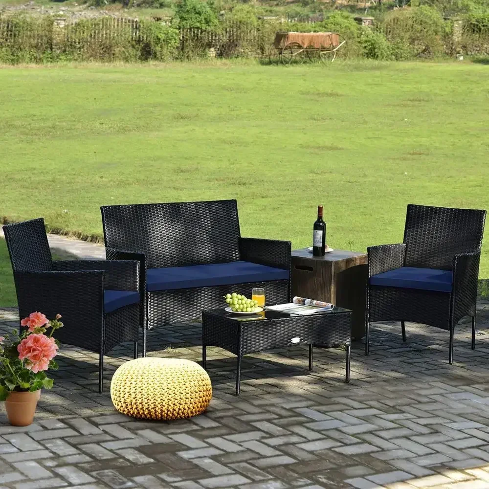 طقم أثاث خارجي من الخوص مكون م - مراجعة Outdoor Furniture Loveseat وسعره