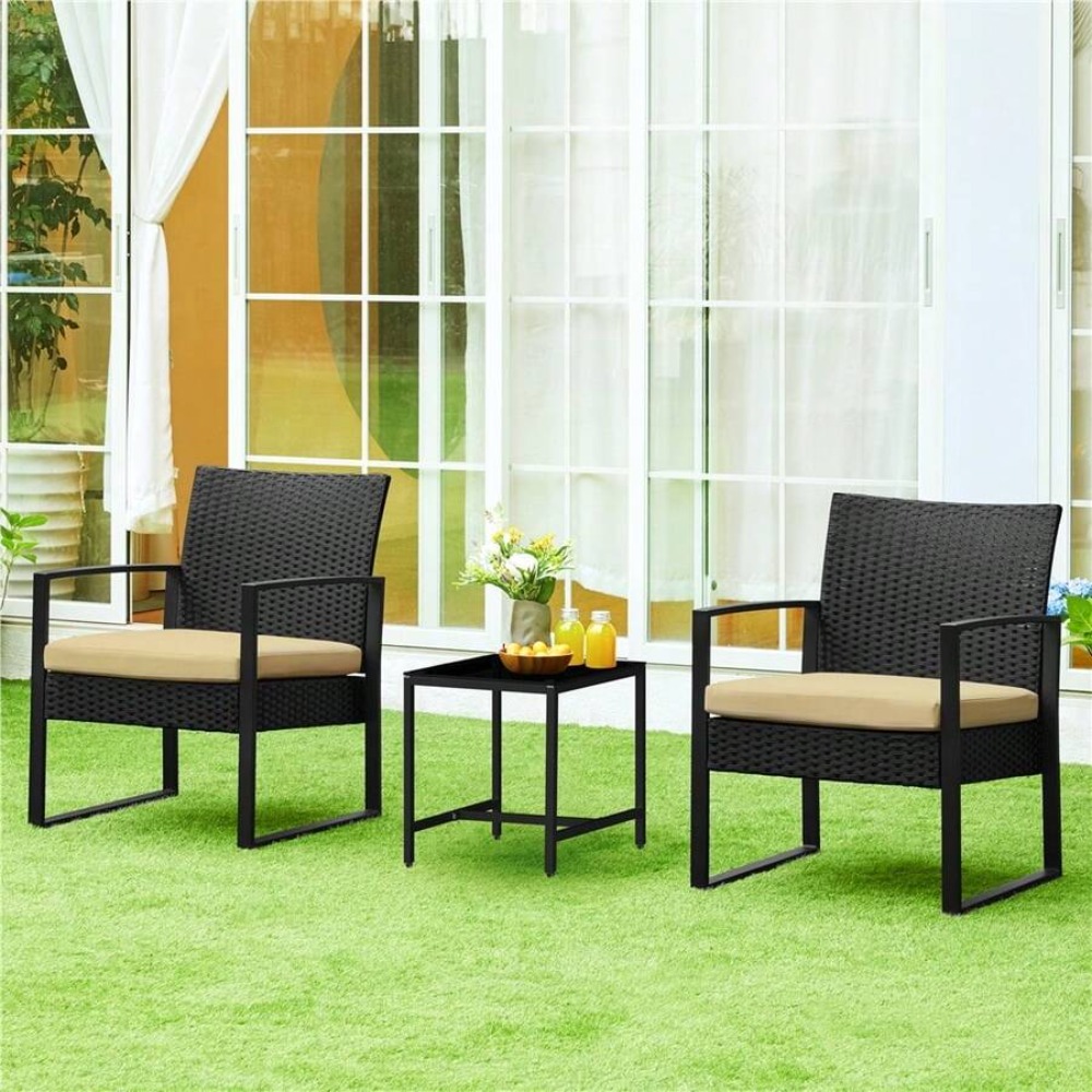 طقم أثاث خارجي من 3 قطع مصنوع  - مراجعة Outdoor Furniture Balcony وسعره