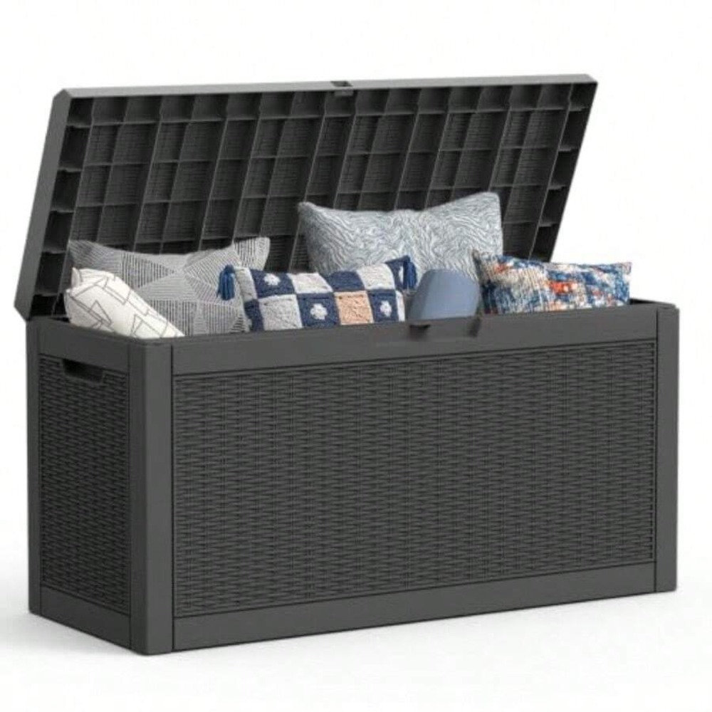 صندوق تخزين خارجي مقاوم للماء  - مراجعة Outdoor Furniture Resin وسعره