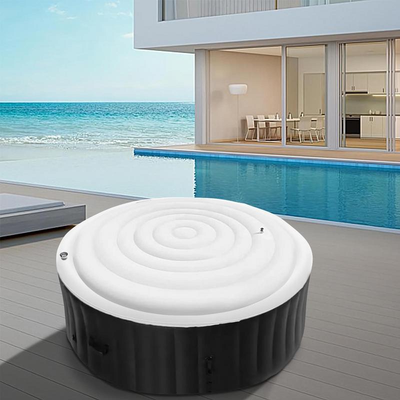 145 سنتيمتر قطر غطاء قابل للنف - مراجعة Inflatable Hot Tub وسعره