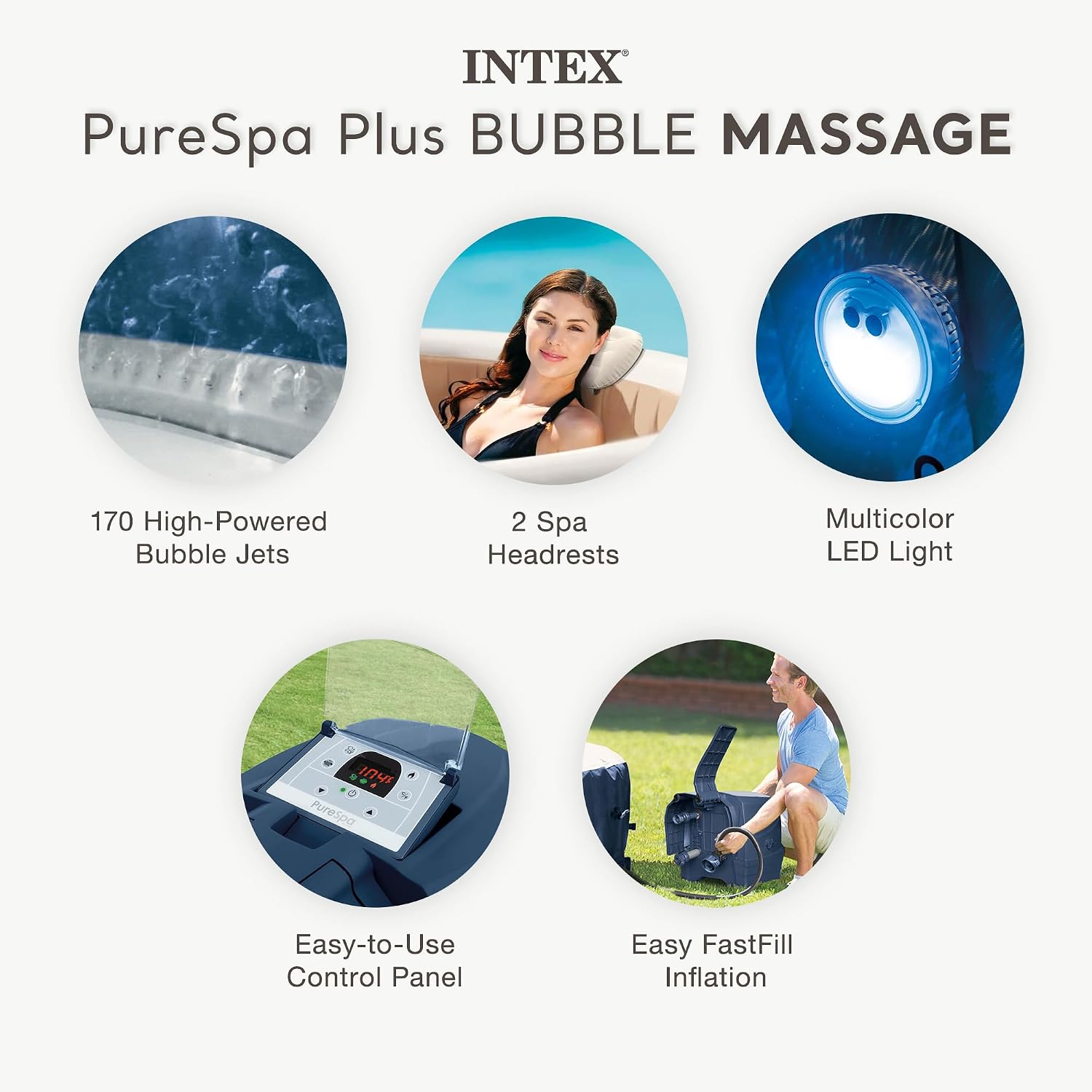 حزمة حوض استحمام ساخن قابل للن - مراجعة Inflatable Hot Tub وسعره