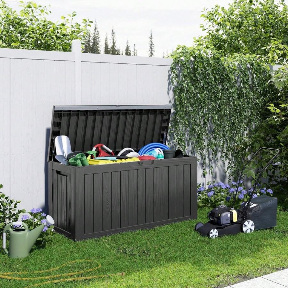 صندوق تخزين خارجي مقاوم للماء  - مراجعة Outdoor Furniture Resin وسعره