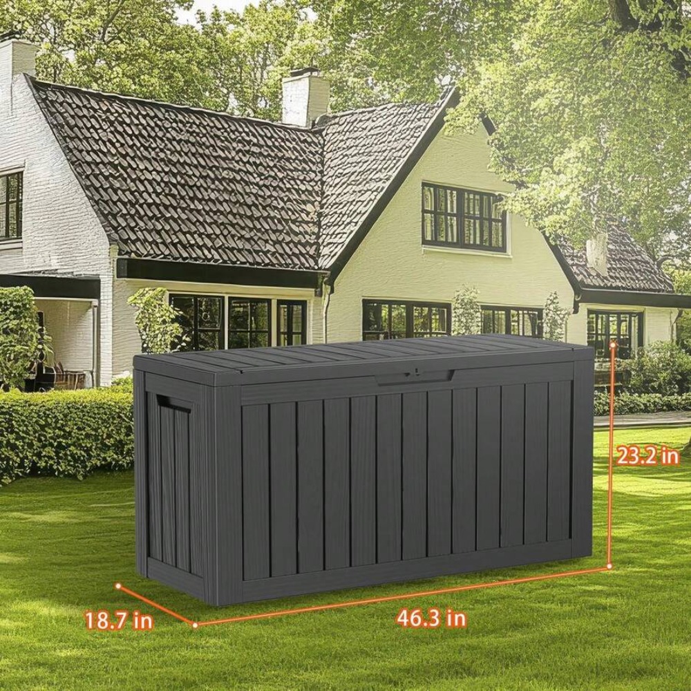 صندوق تخزين خارجي مقاوم للماء  - مراجعة Outdoor Furniture Resin وسعره