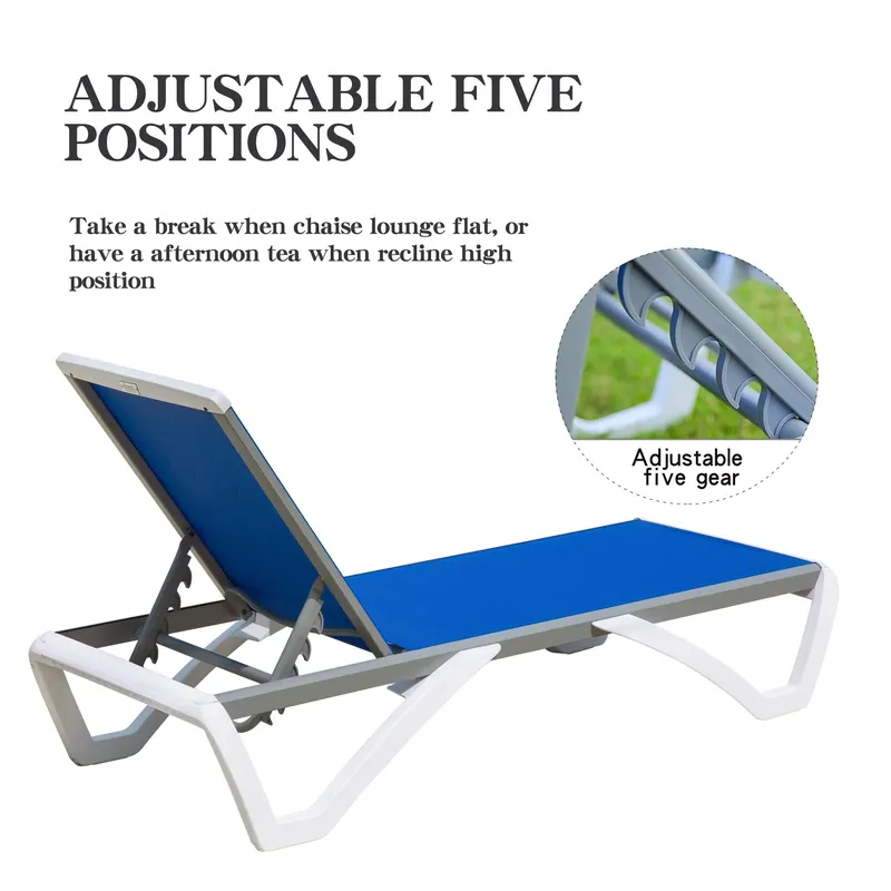 كرسي استرخاء حديث قابل للتعديل - مراجعة Deck Chair Lounger وسعره