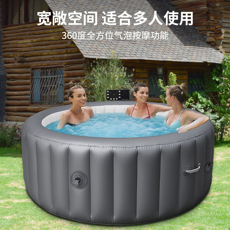 حوض سبا قابل للنفخ، جاكوزي قاب - مراجعة Inflatable Hot Tub وسعره