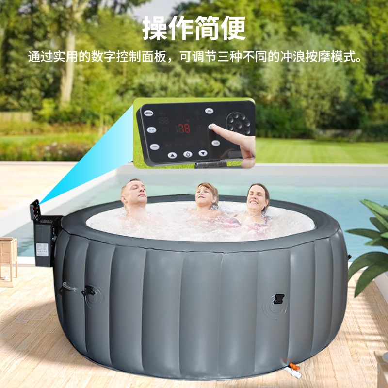 حوض سبا قابل للنفخ، جاكوزي قاب - مراجعة Inflatable Hot Tub وسعره