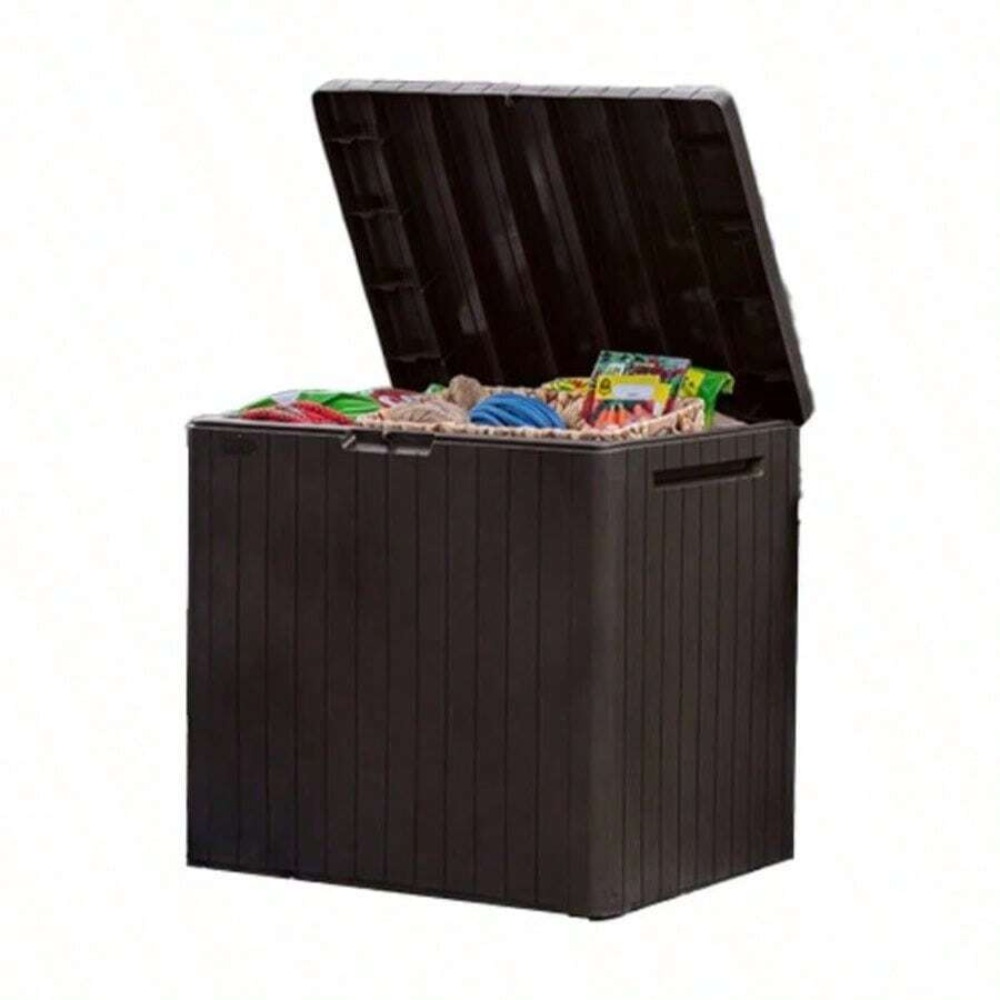 صندوق تخزين خارجي من الراتنج ب - مراجعة Outdoor Furniture Resin وسعره