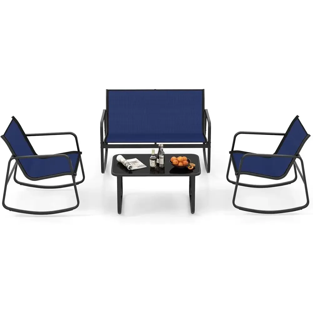 طقم أثاث خارجي مكون من 4 قطع:  - مراجعة Outdoor Furniture Loveseat وسعره