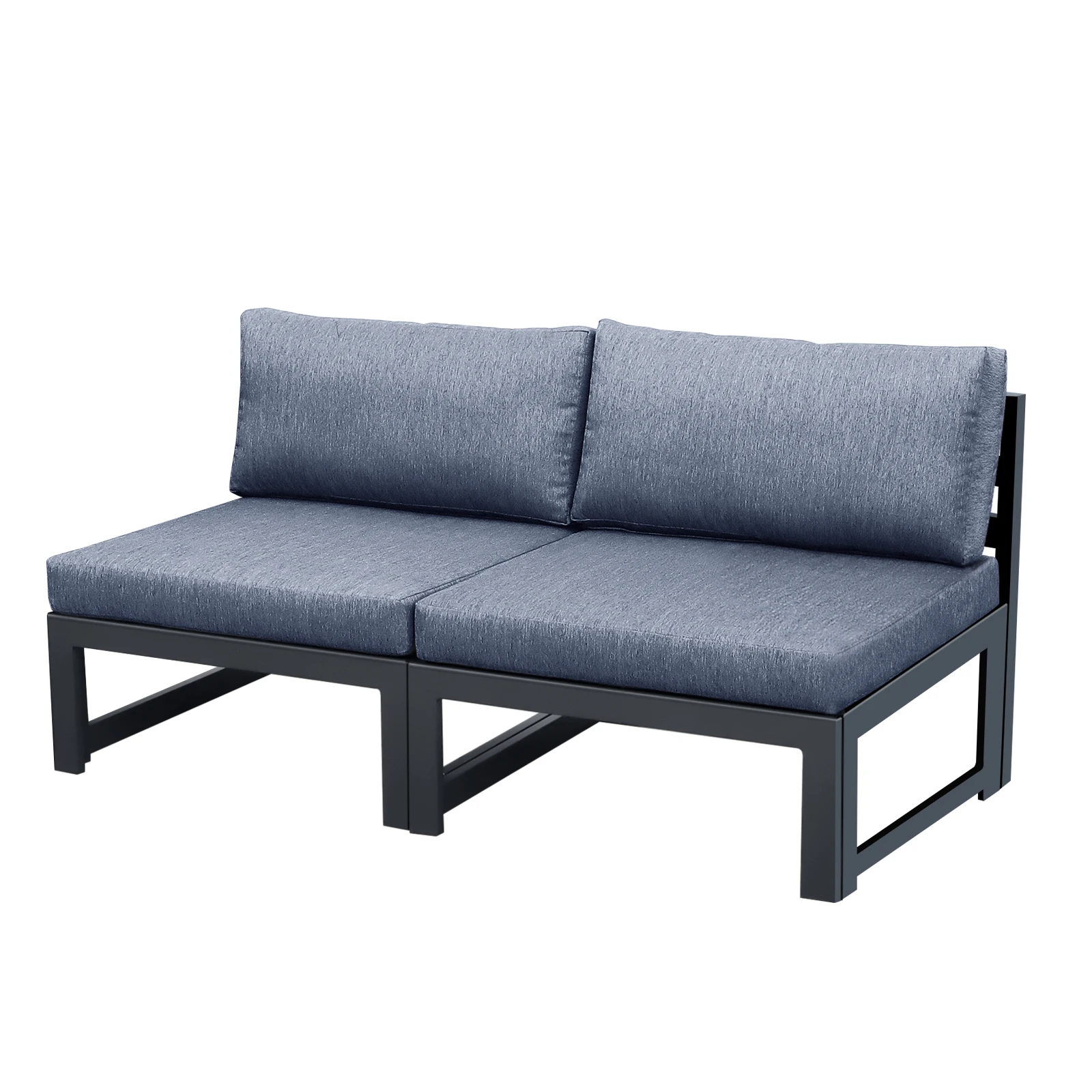 طقم أريكة مقطعي للفناء بدون ذر - مراجعة Outdoor Furniture Loveseat وسعره